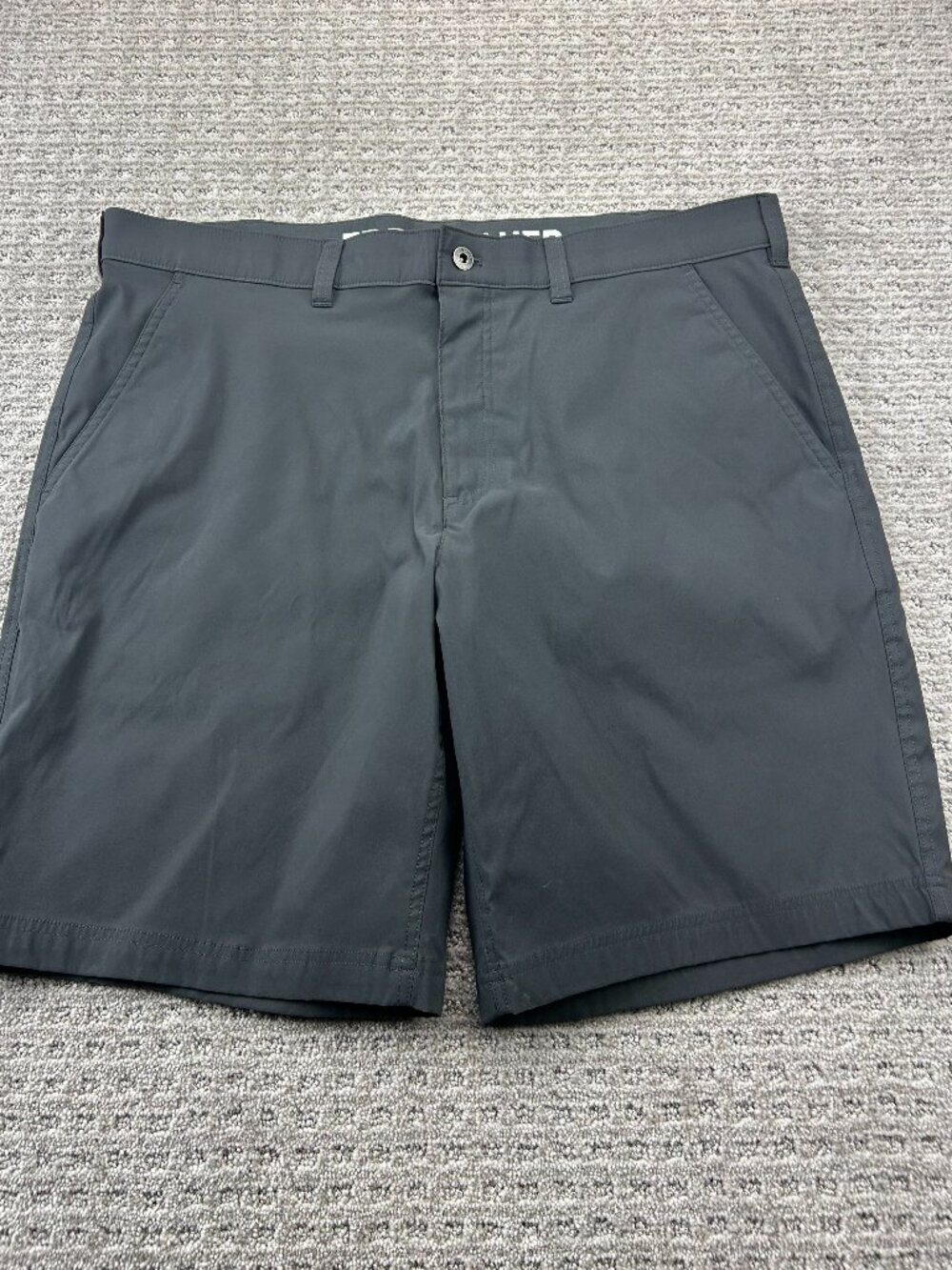 Eddie Bauer Chino Shorts Men Size 40 Gray Casual Golf Activewear Short Pants